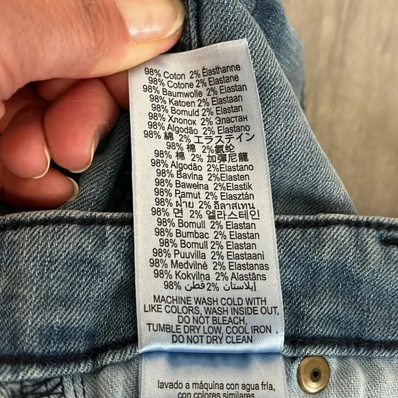 MK  Cargo Vintage Wash Denim Jeans, Size 12 - Picture 11 of 11